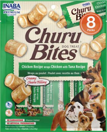 Churu Bites Chicken With Tuna Recipe Wraps 96g - 8 unidades Churu Bites Chicken With Tuna Recipe Wraps 96g - 8 unidades